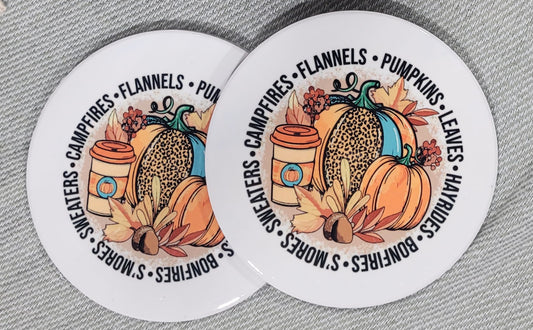 Ceramic Coaster - Fall Theme