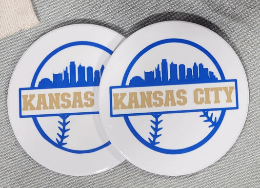 Ceramic Coaster - KC Baseball
